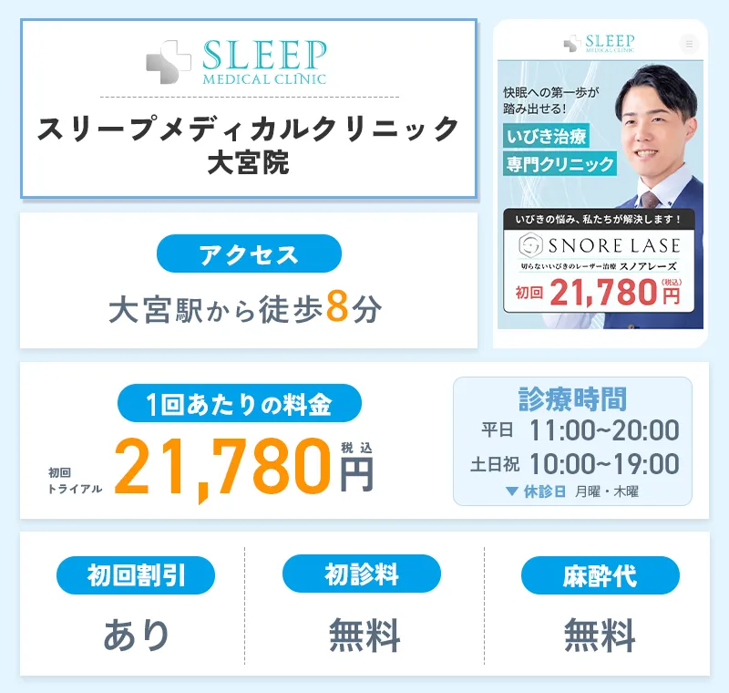 スリープメディカルクリニック 大宮院